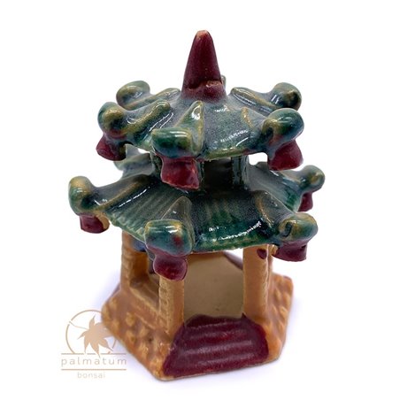 figurka bonsai, chińska pagoda 6.5 cm