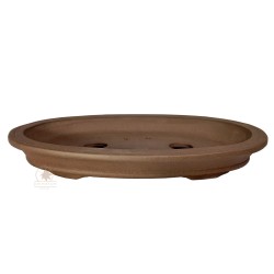 Bonsai pot 47cm unglazed oval