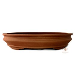 Bonsai pot 50cm unglazed oval