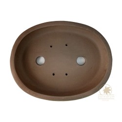Bonsai pot 50cm unglazed oval