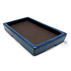 Rectangular glazed suiban tray 19cm