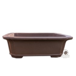 Rectangular unglazed bonsai pot 40cm