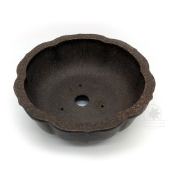 Floriated shape bonsai pot 15cm