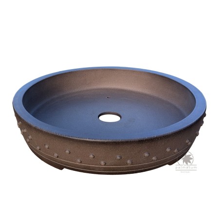 Round drum bonsai pot 35cm