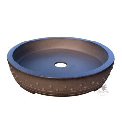 Round drum bonsai pot 35cm