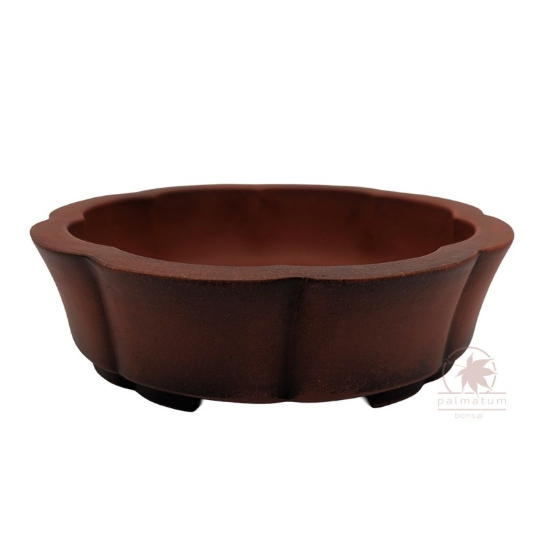 Floriated shape bonsai pot 18cm