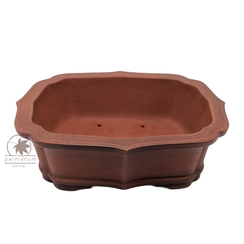 Floriated shape bonsai pot 18cm