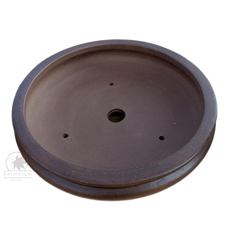 Unglazed round bonsai pot 30cm