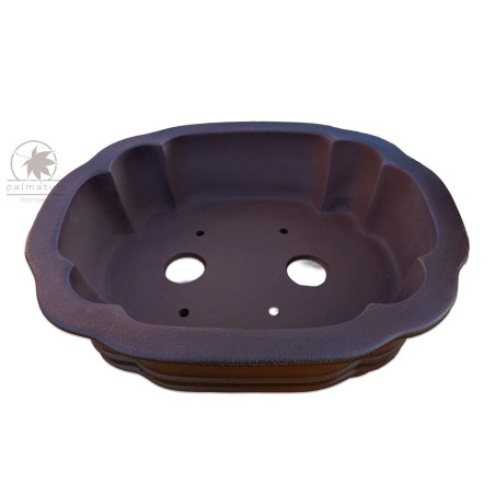 Floriated shape bonsai pot 41cm
