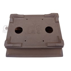 Unglazed rectangular bonsai pot 25cm